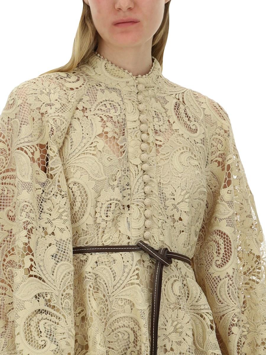 ZIMMERMANN ABITO MINI CON CINTURA