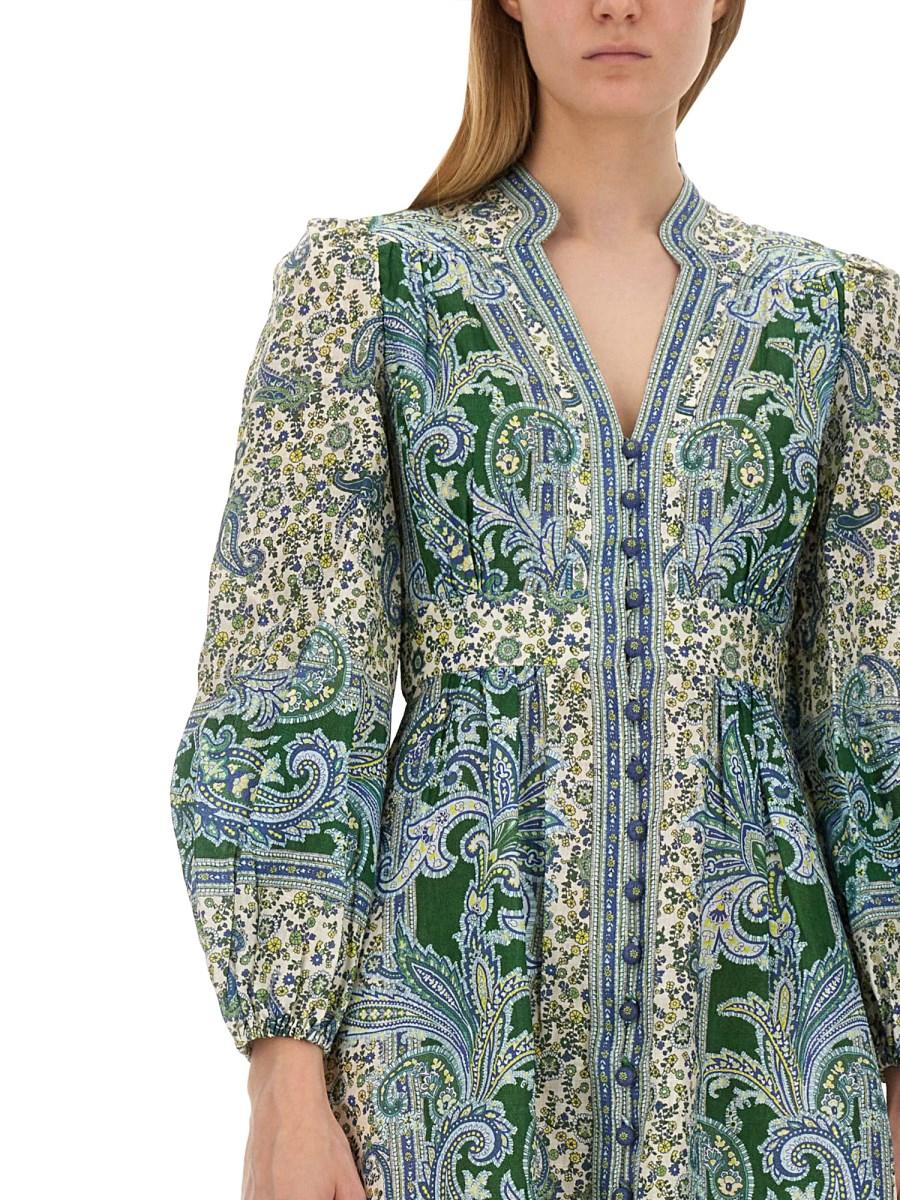 ZIMMERMANN ABITO MINI IN LINO
