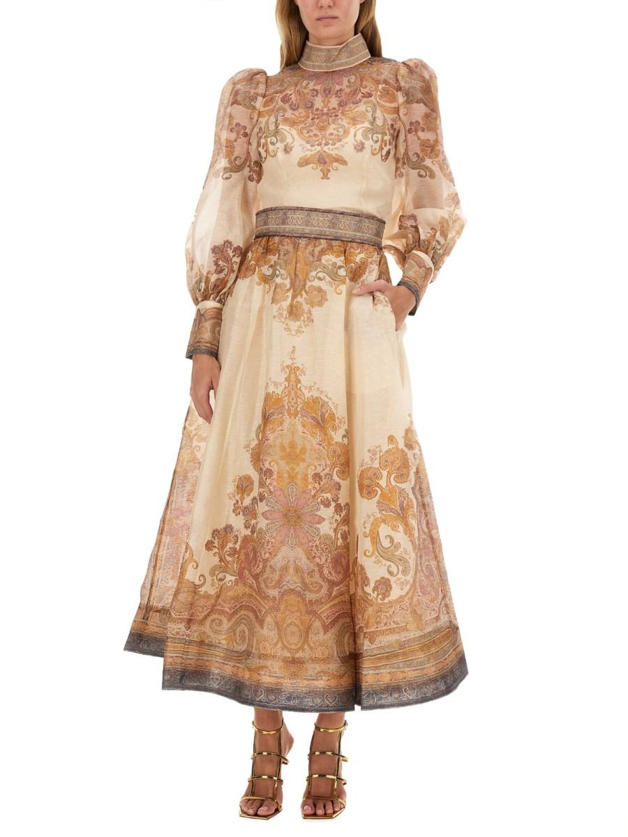ZIMMERMANN CAMICIA IN LINO E SETA
