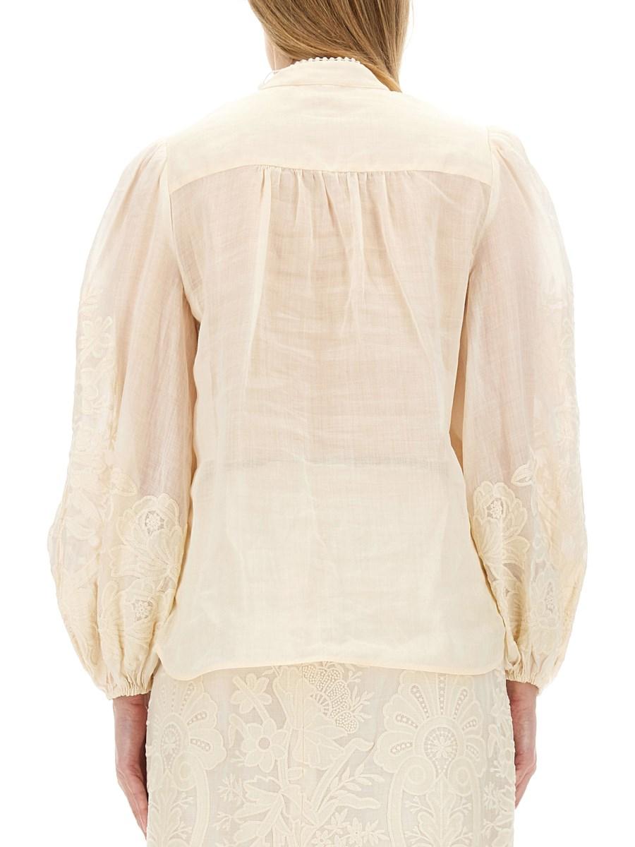 ZIMMERMANN CAMICIA OTTIE IN LINO