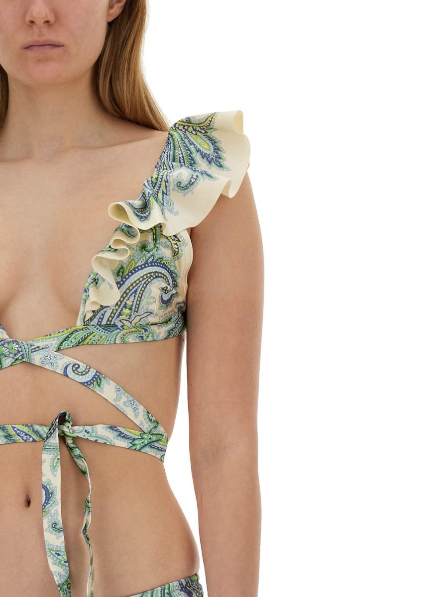 ZIMMERMANN COSTUME BIKINI CON STAMPA