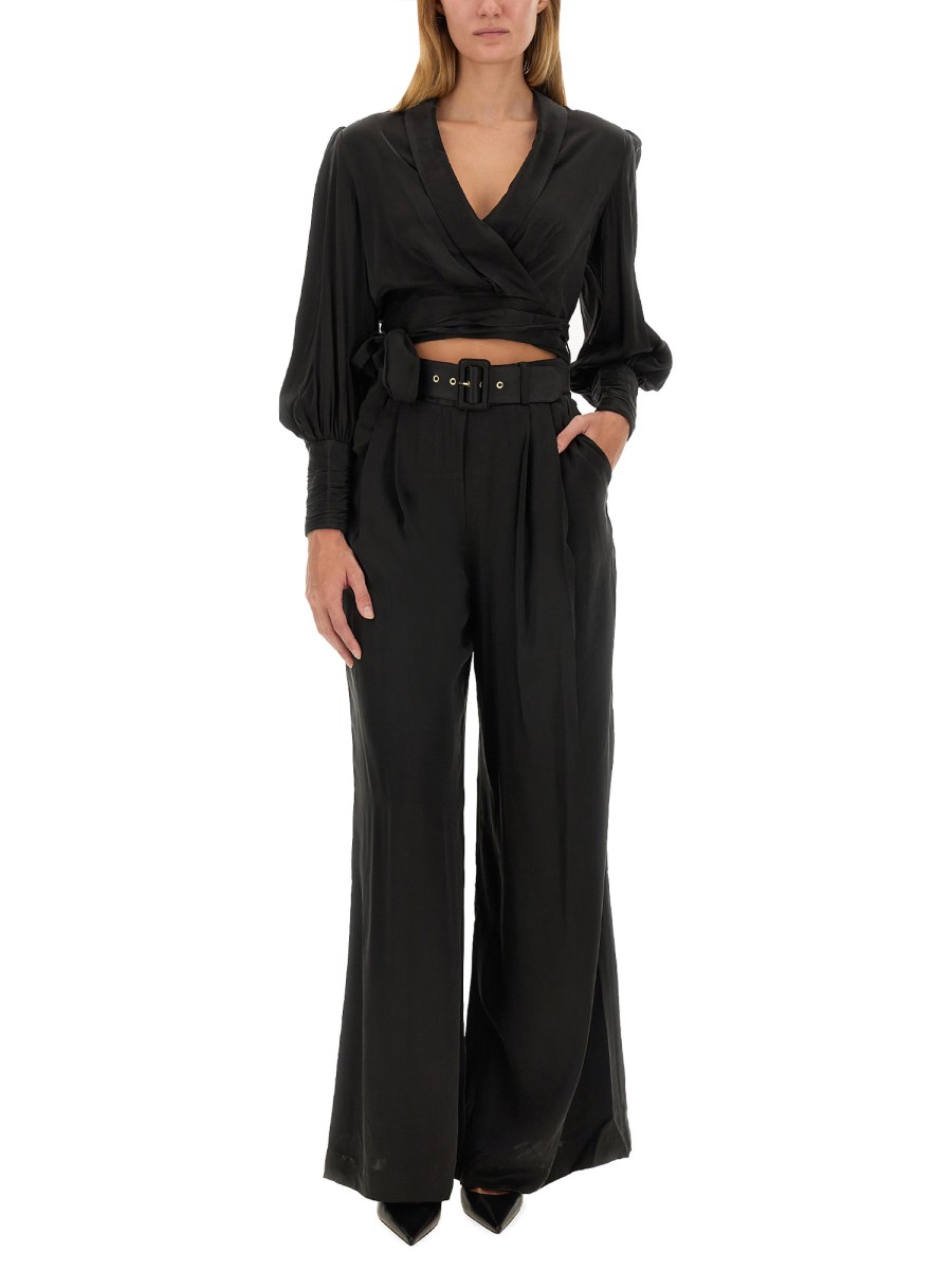 ZIMMERMANN PANTALONE IN SETA