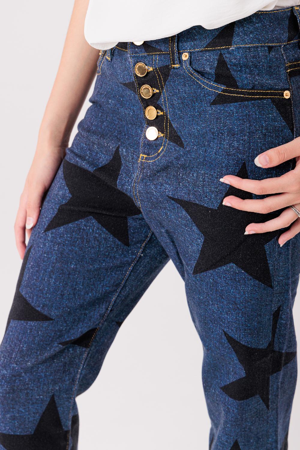 Rossano Perini LOOSE ART. DENIMSTARBLK