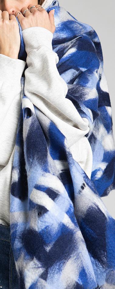 Rossano Perini SCARF 37FW24 BLUE