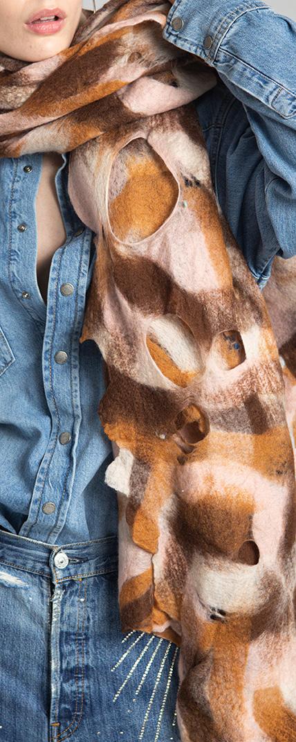 Rossano Perini SCARF 37FW24 BROWN