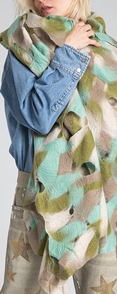 Rossano Perini SCARF 37FW24 GREEN