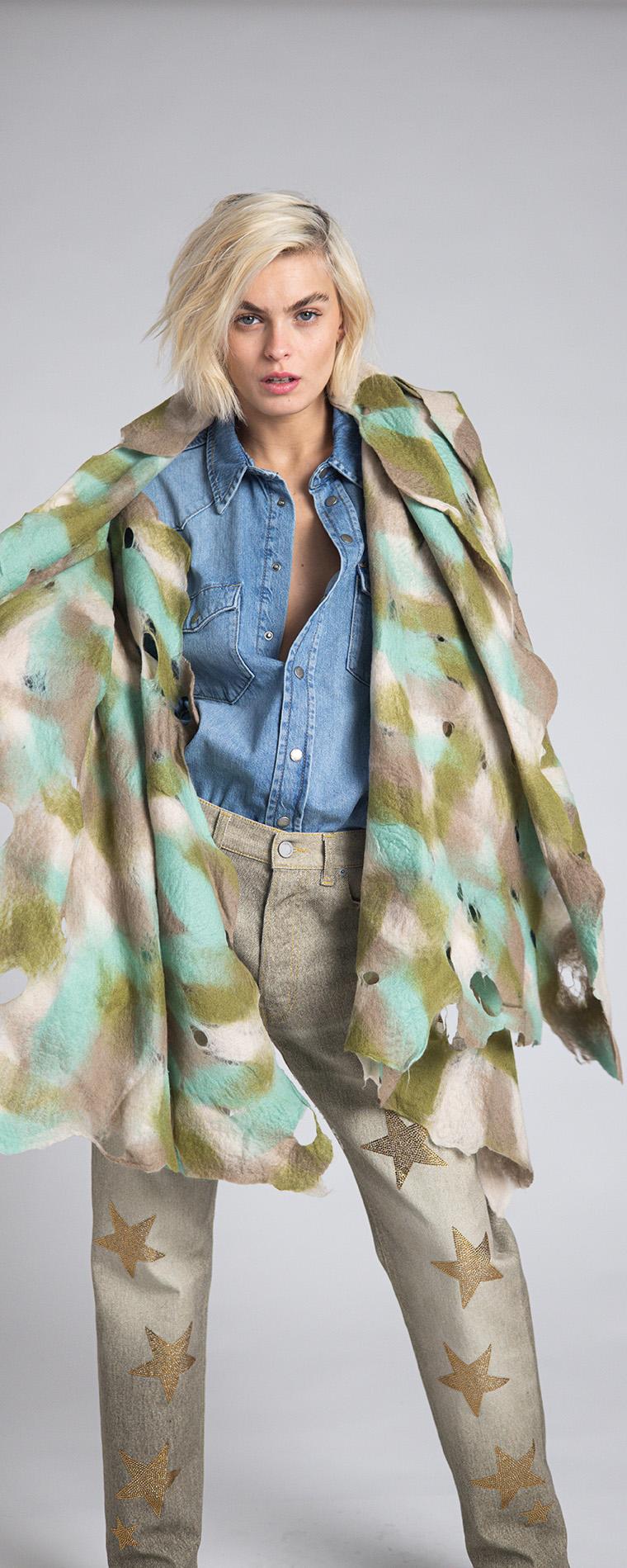 Rossano Perini SCARF 37FW24 GREEN