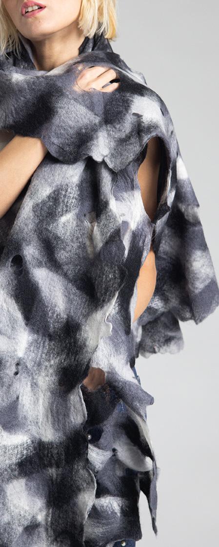 Rossano Perini SCARF 37FW24 GREY