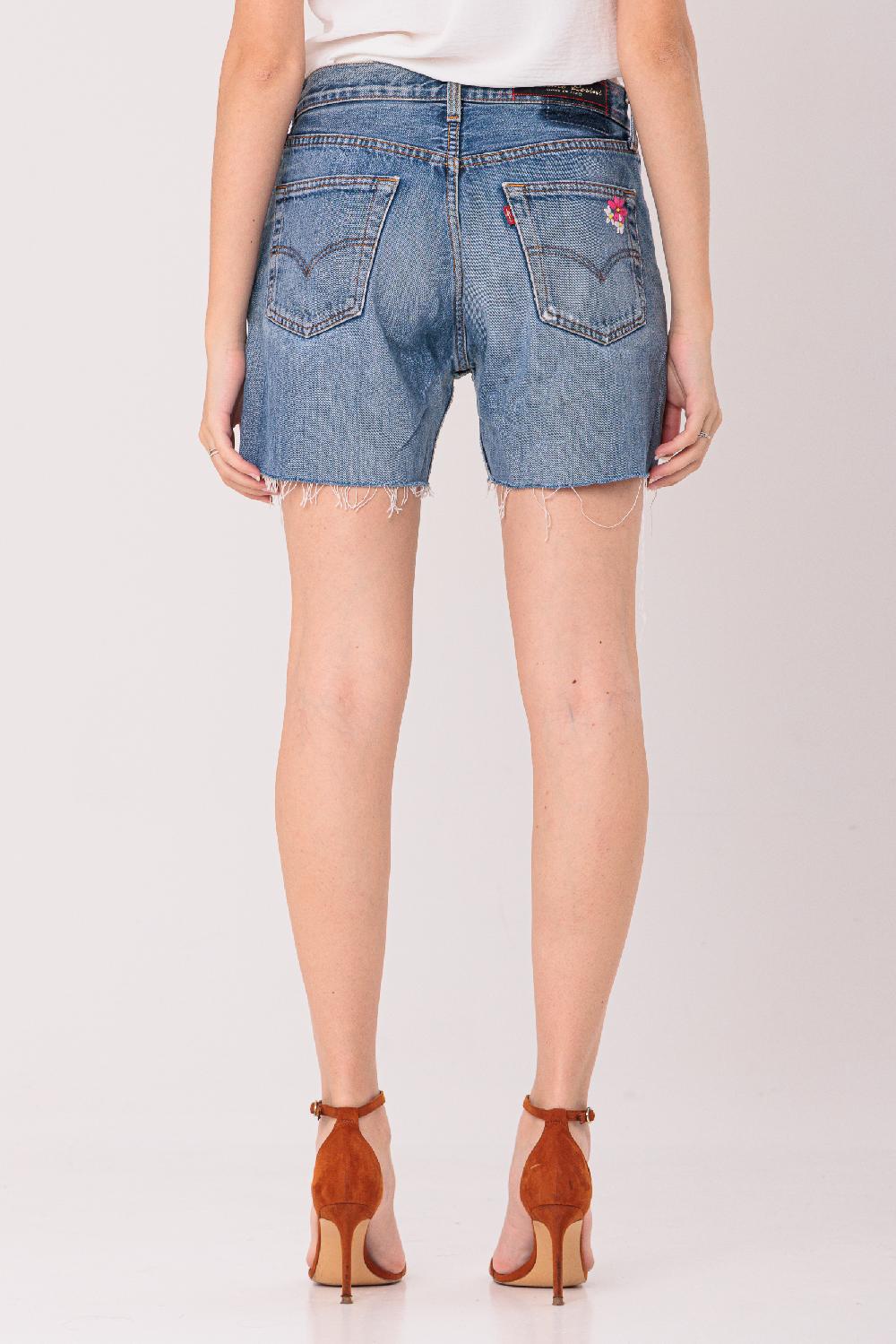 Rossano Perini SHORTS FLOWERS HAND MADE