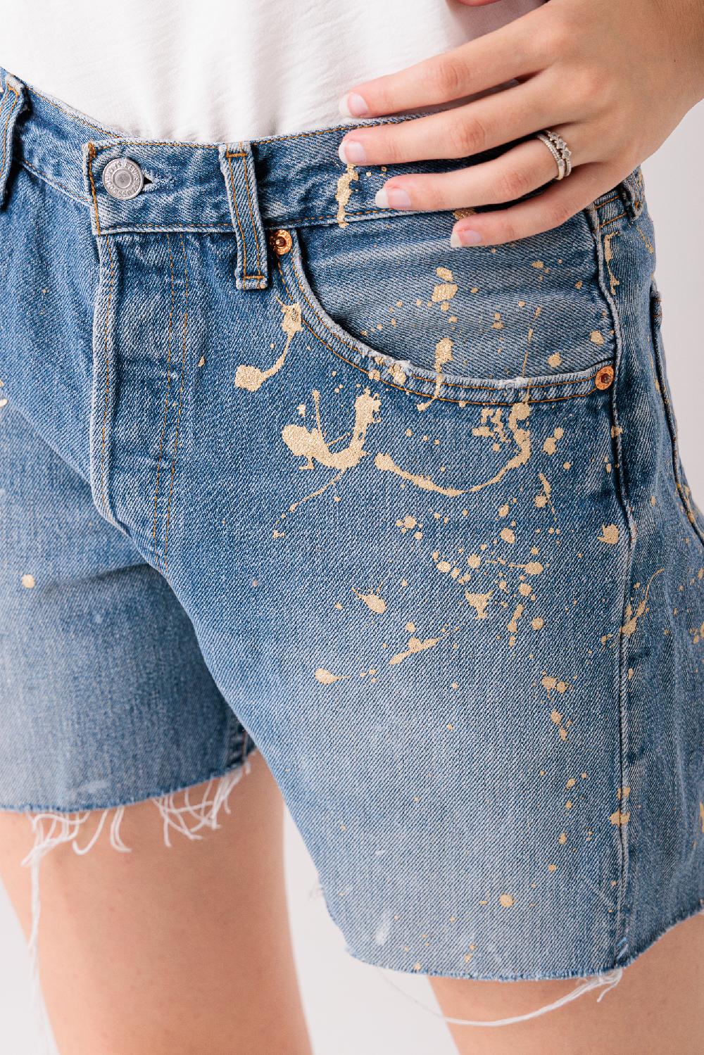 Rossano Perini SHORTS GOLD 111