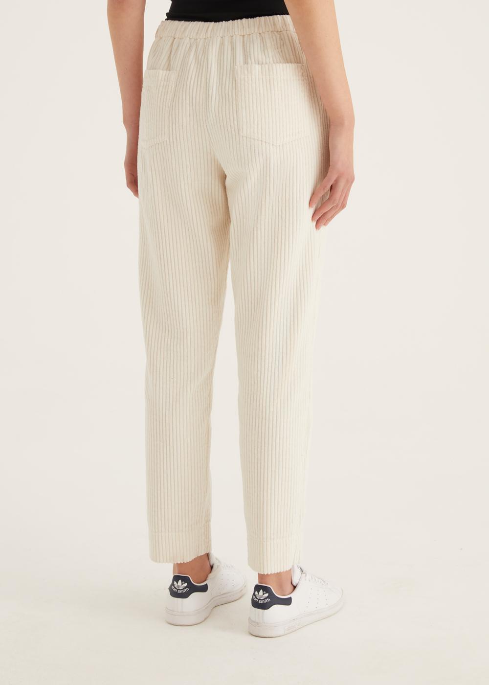 Rosso35 Pantalone Dritto Con Elastico Dietro In Vita