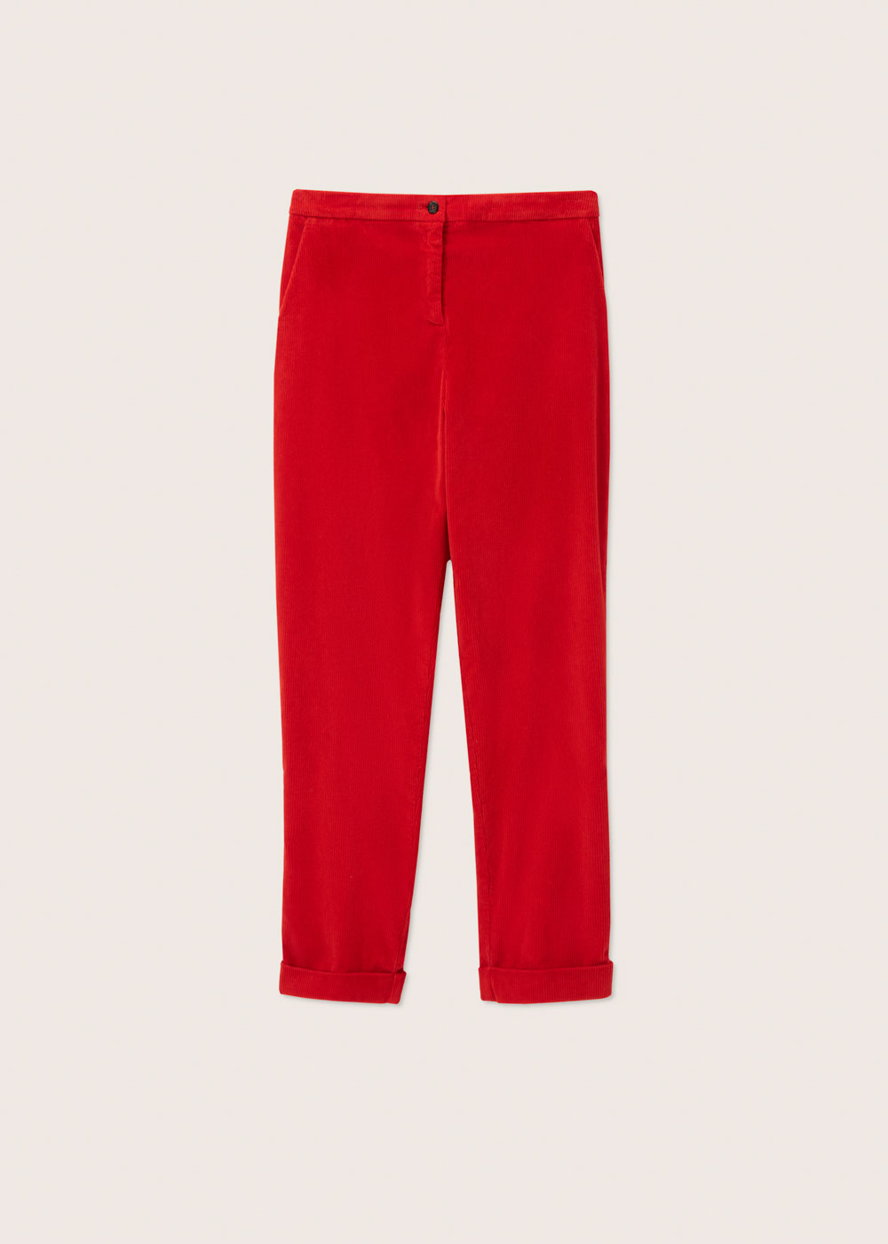 Rosso35 Pantalone Dritto Con Elastico Dietro In Vita
