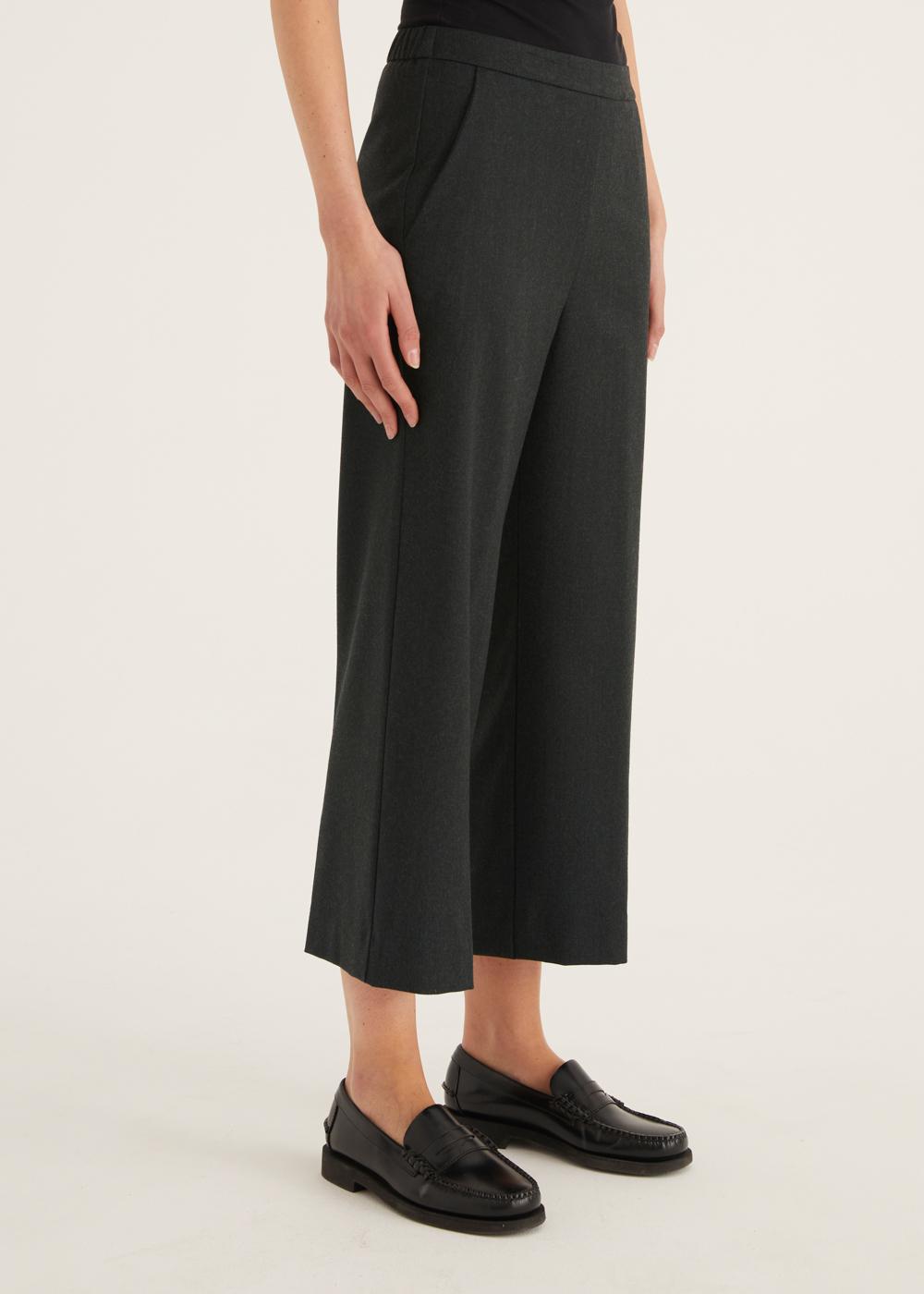 Rosso35 Pantalone dritto con elastico dietro in vita