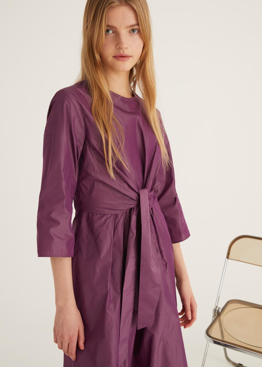 Rosso35 Abito Accostato Con Fiocco