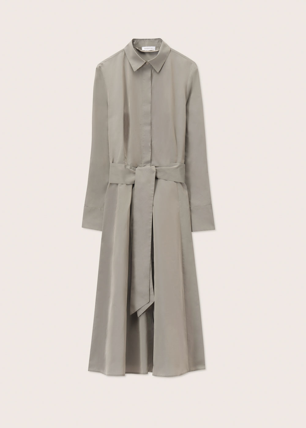 Rosso35 Abito Camicia Accostato Con Cintura