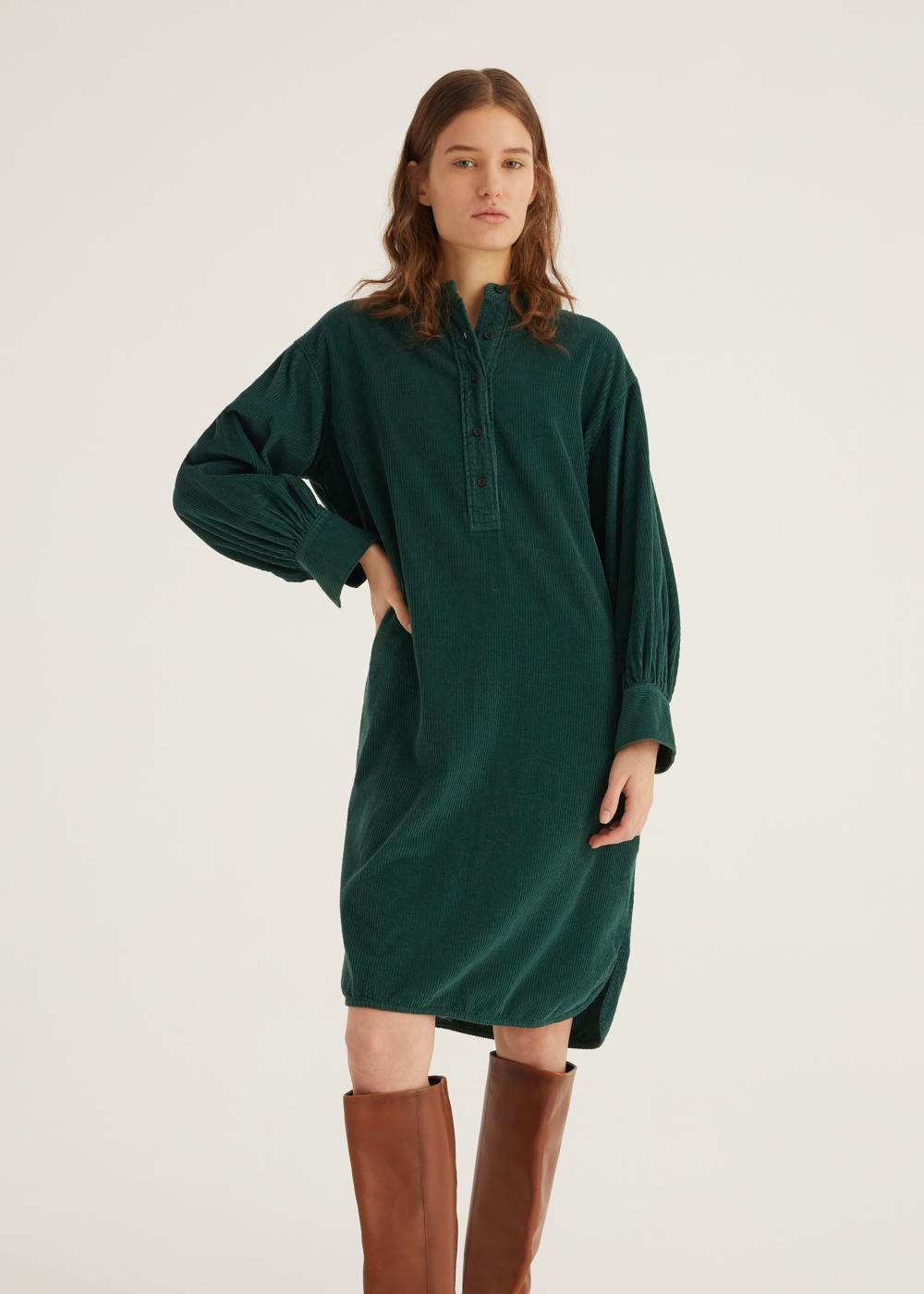 Rosso35 Abito camicia con manica ampia