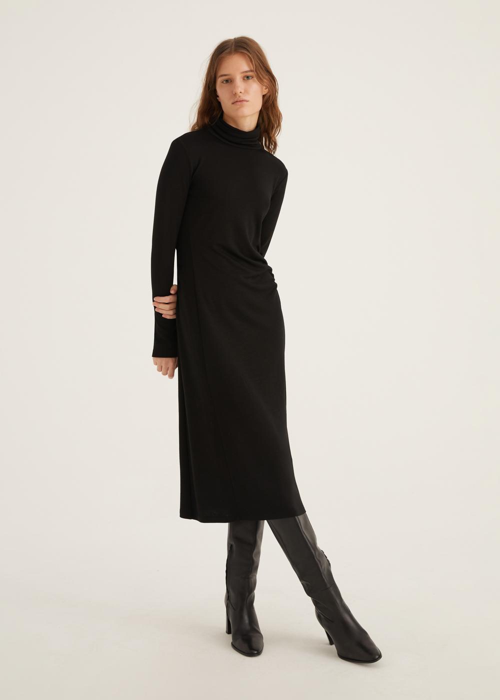 Rosso35 Abito con arriccio