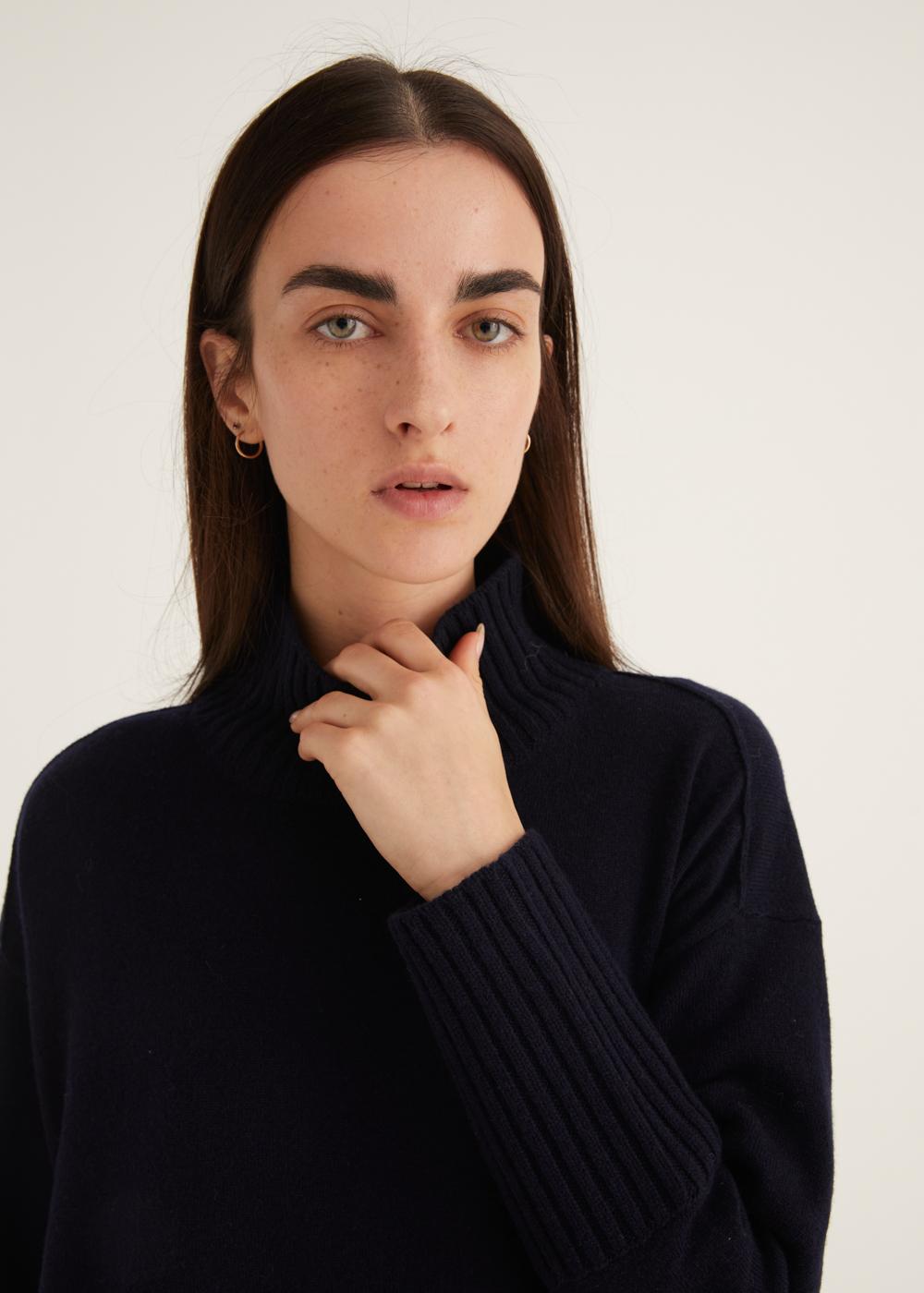 Rosso35 Abito In Maglia Collo Alto