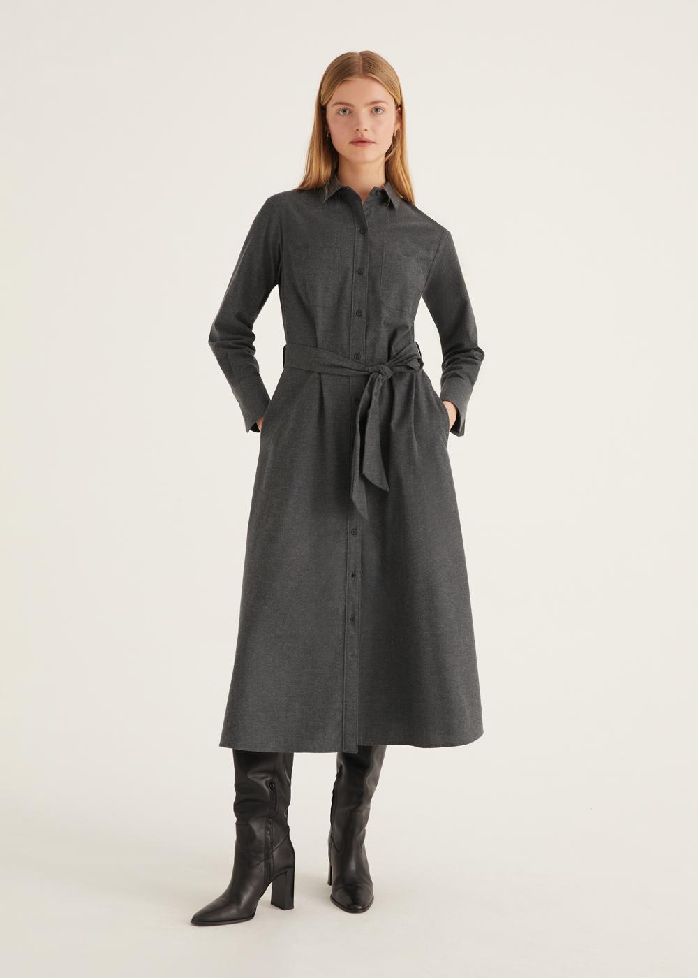 Rosso35 Abito Lungo Con Cintura