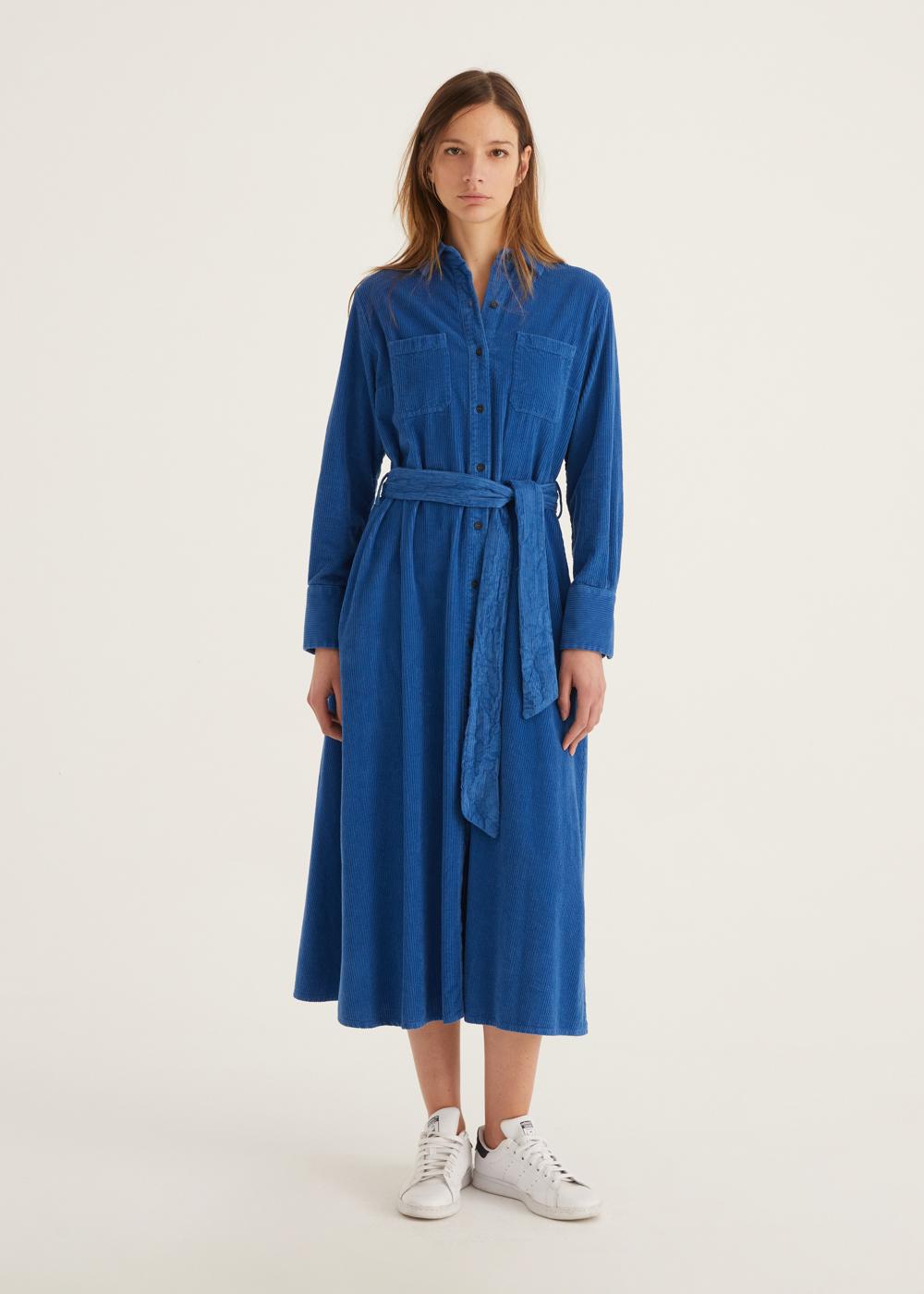 Rosso35 Abito lungo con cintura