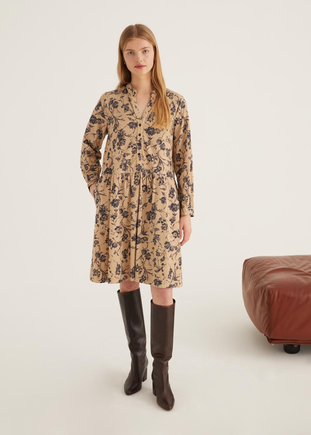 Rosso35 Abito polo con arricciatura