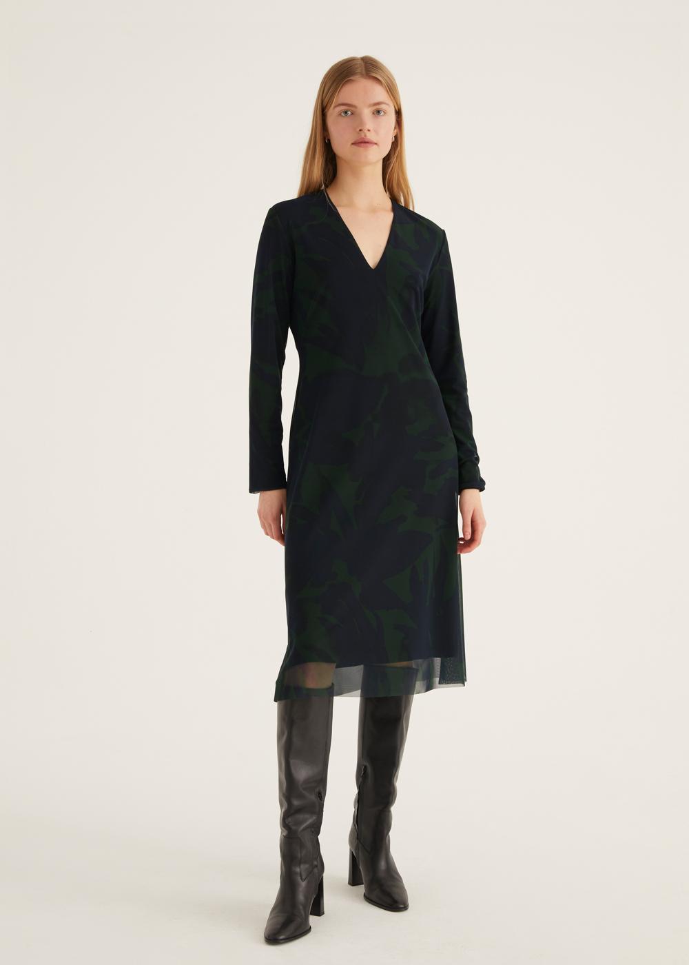 Rosso35 Abito Sciancrato Scollo V