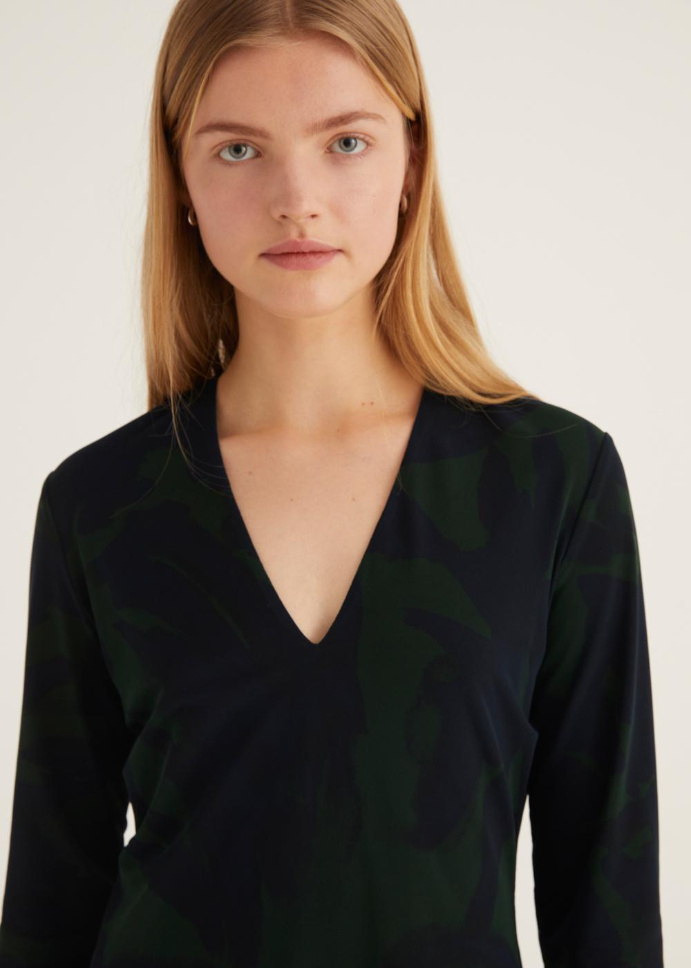 Rosso35 Abito Sciancrato Scollo V