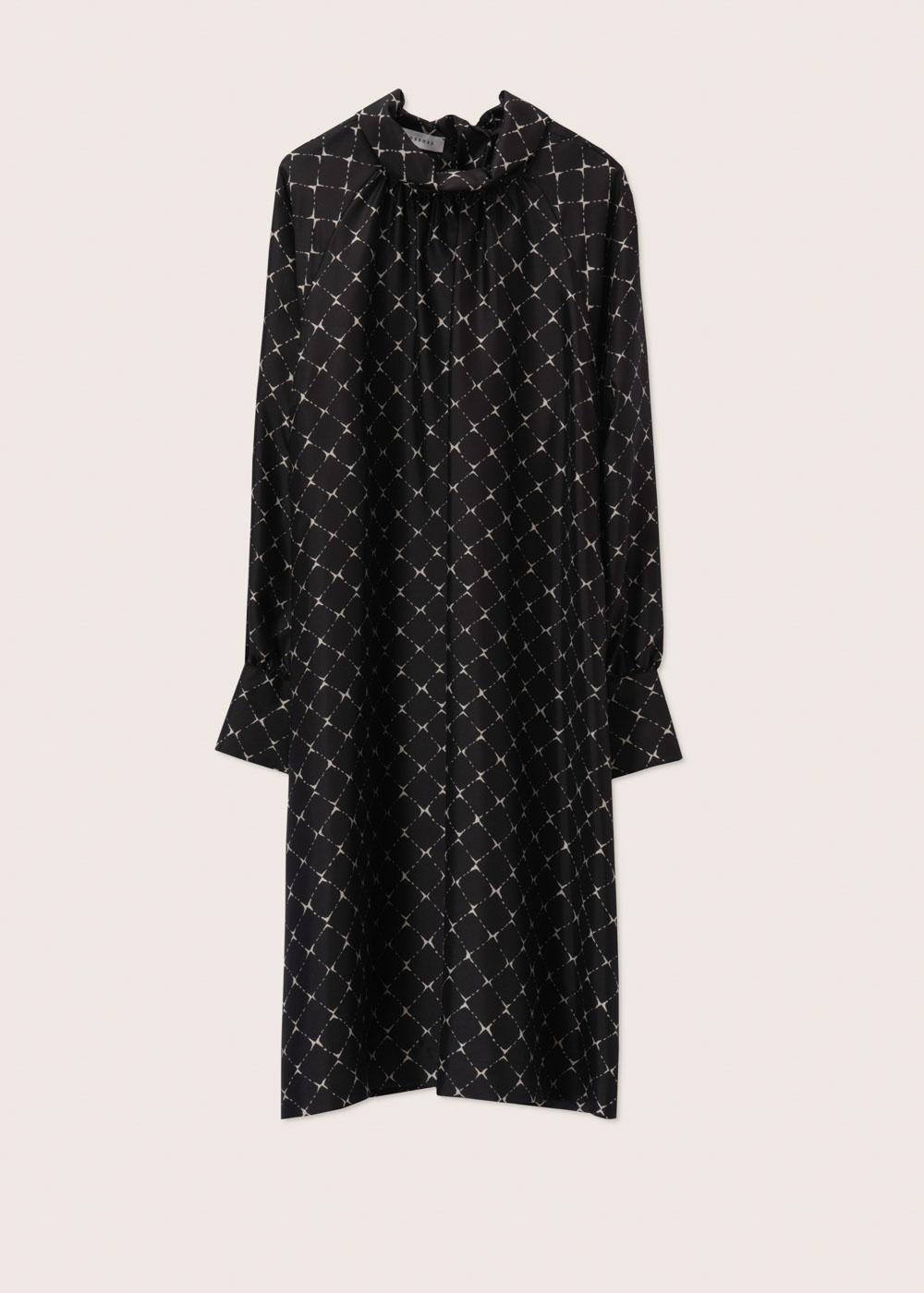 Rosso35 Abito Svasato Con Sciarpa