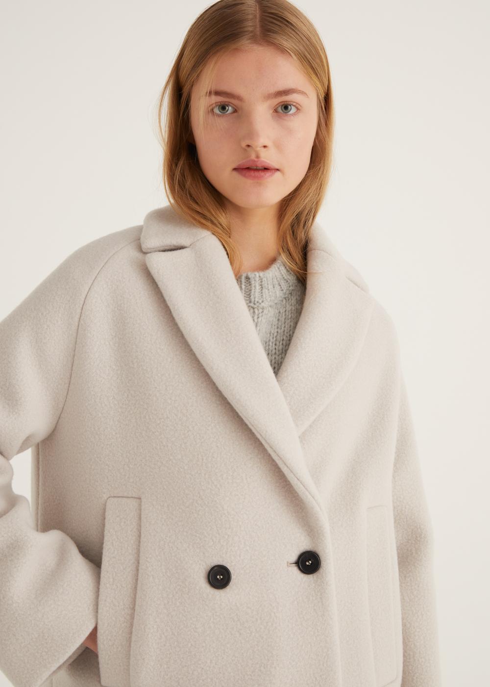 Rosso35 Caban Corto Doppiopetto