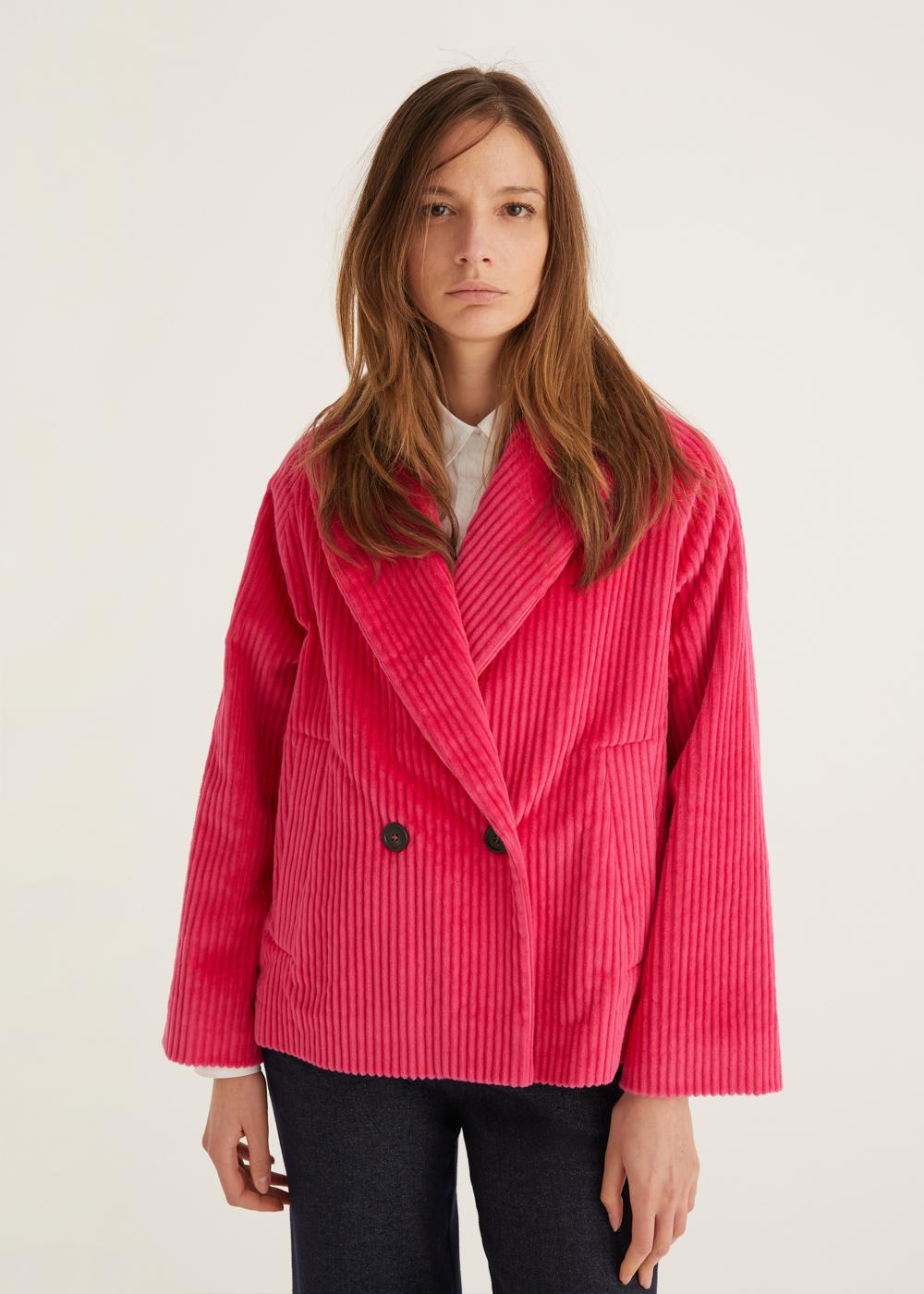 Rosso35 Caban corto doppiopetto