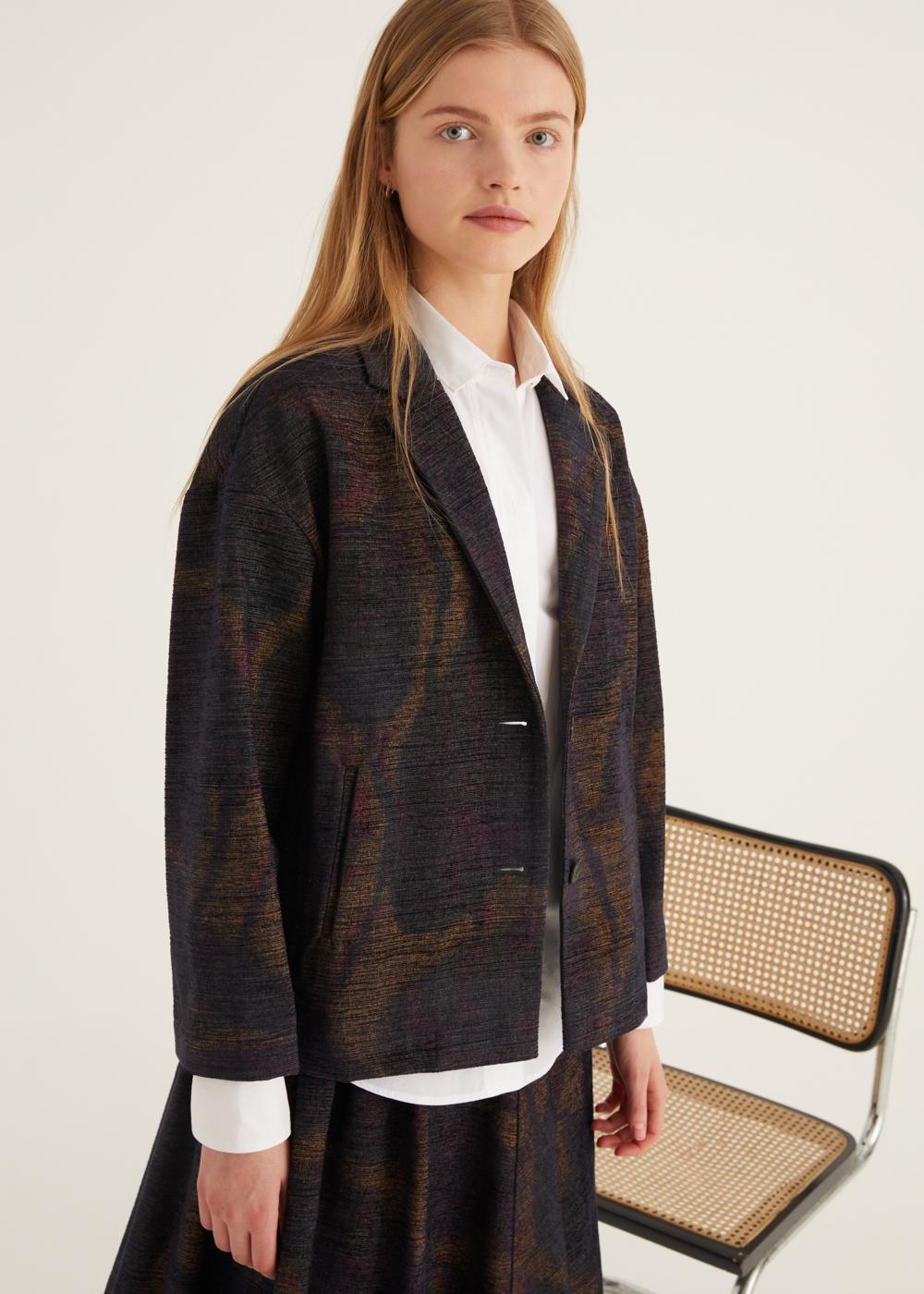 Rosso35 Caban corto oversize