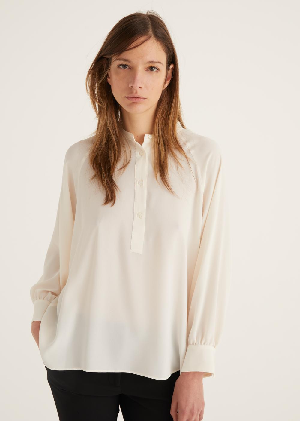 Rosso35 Camicia polo maniche raglan