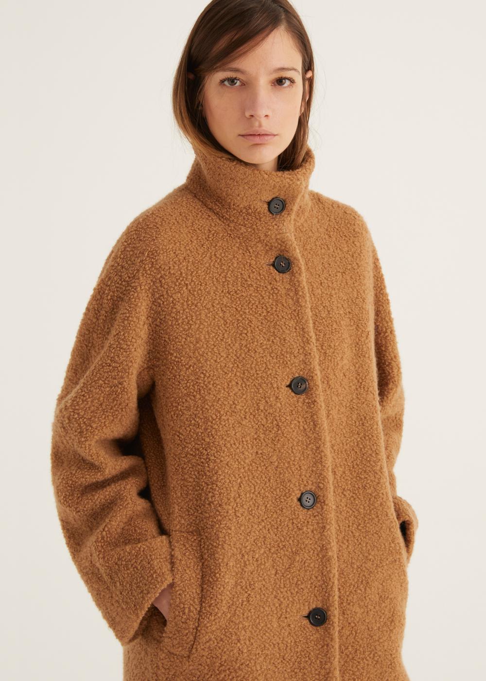 Rosso35 Cappotto Lungo Collo In Piedi