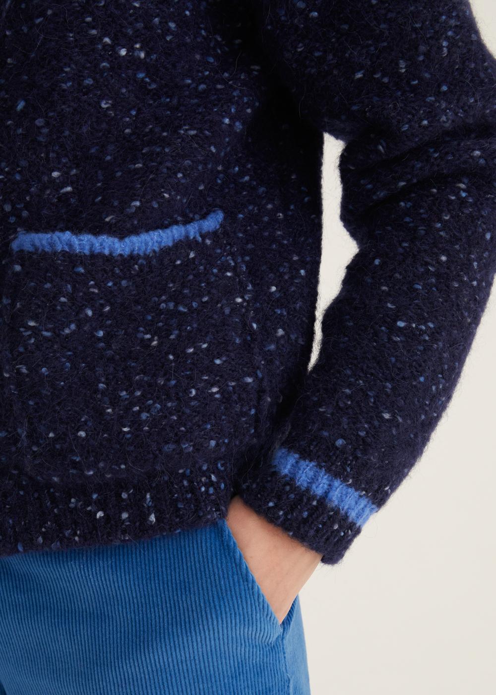 Rosso35 Cardigan Oversize Con Contrasti