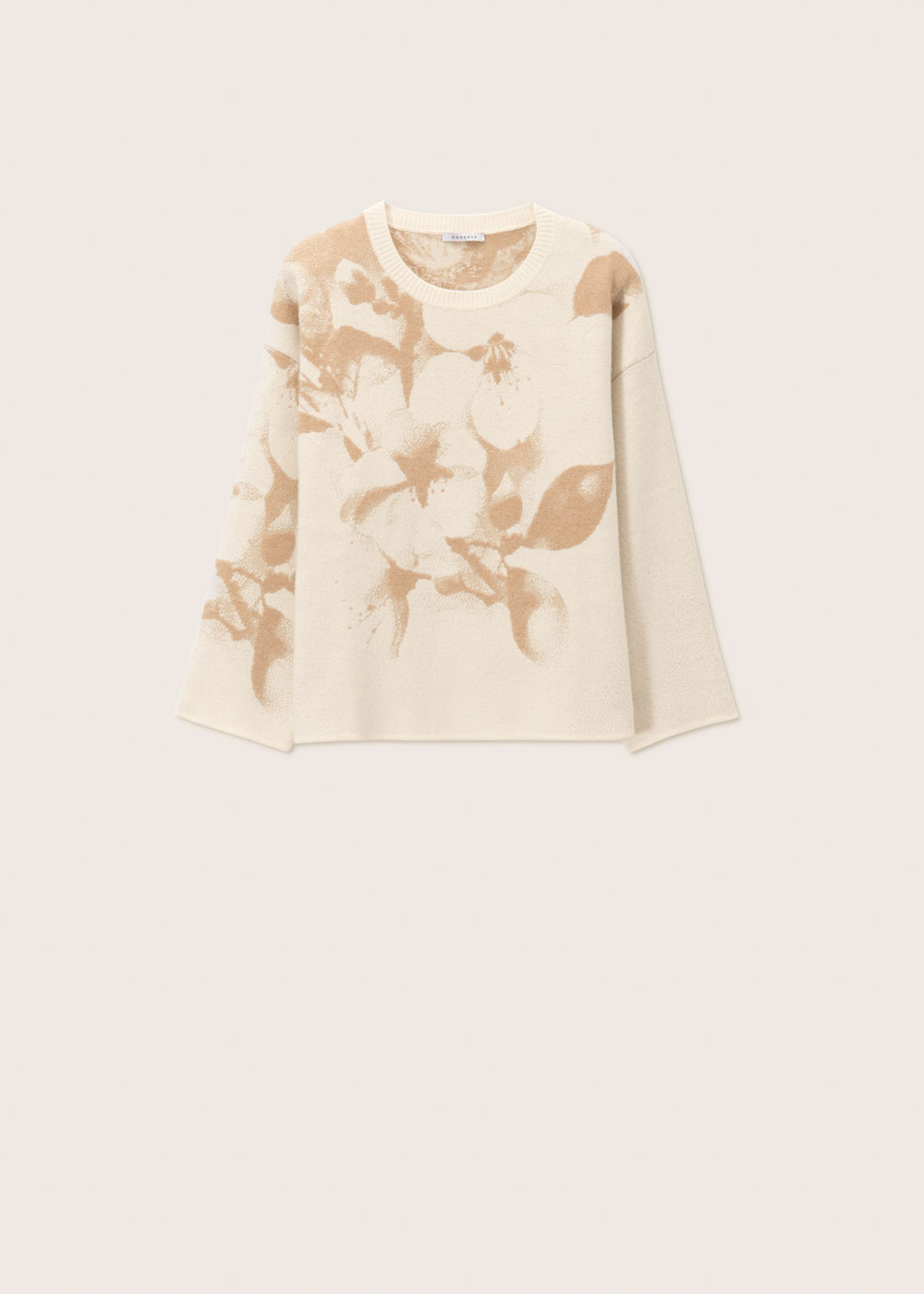 Rosso35 Felpa Girocollo Con Stampa Fiore Jacquard