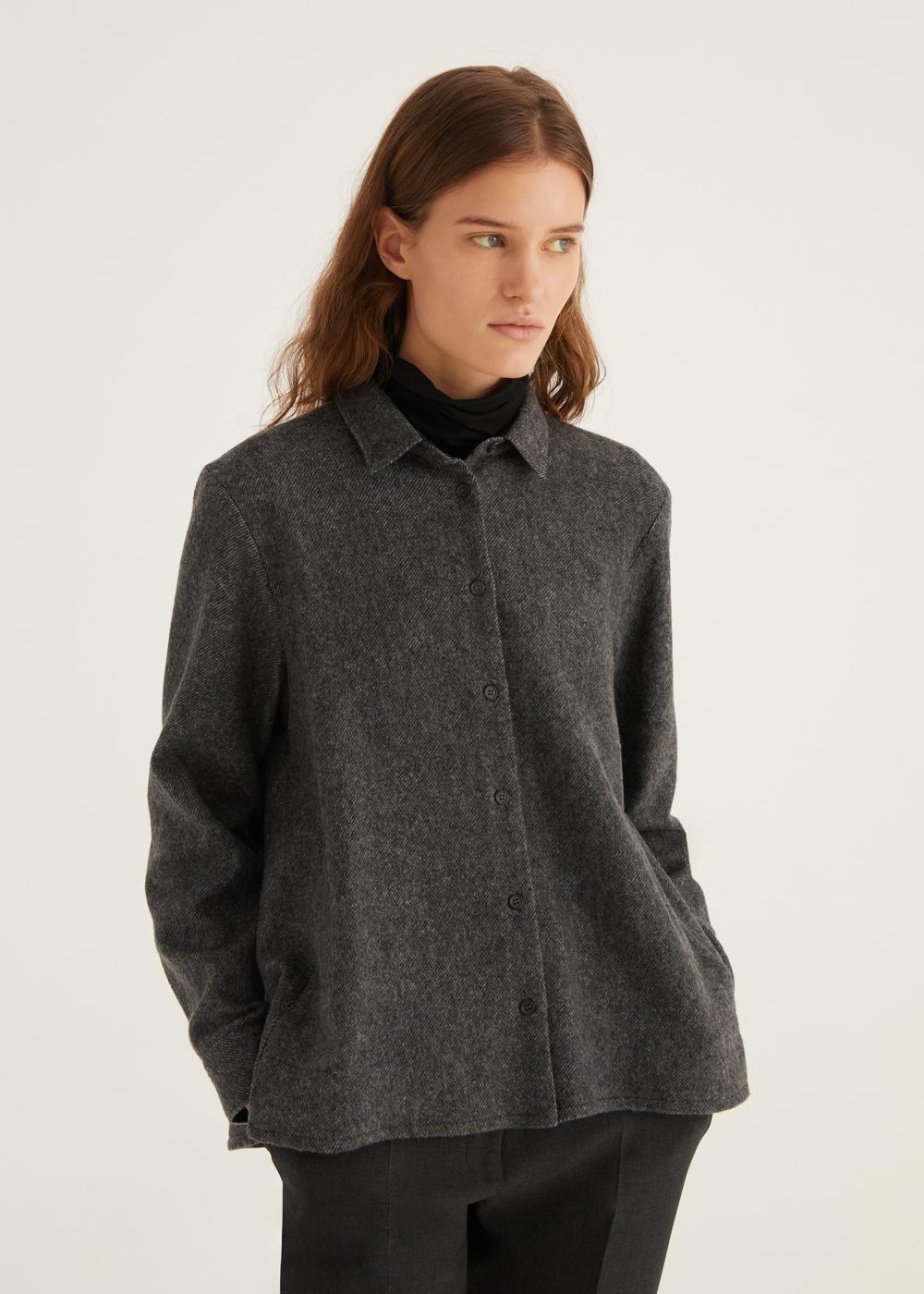 Rosso35 Giacca camicia con tasche laterali