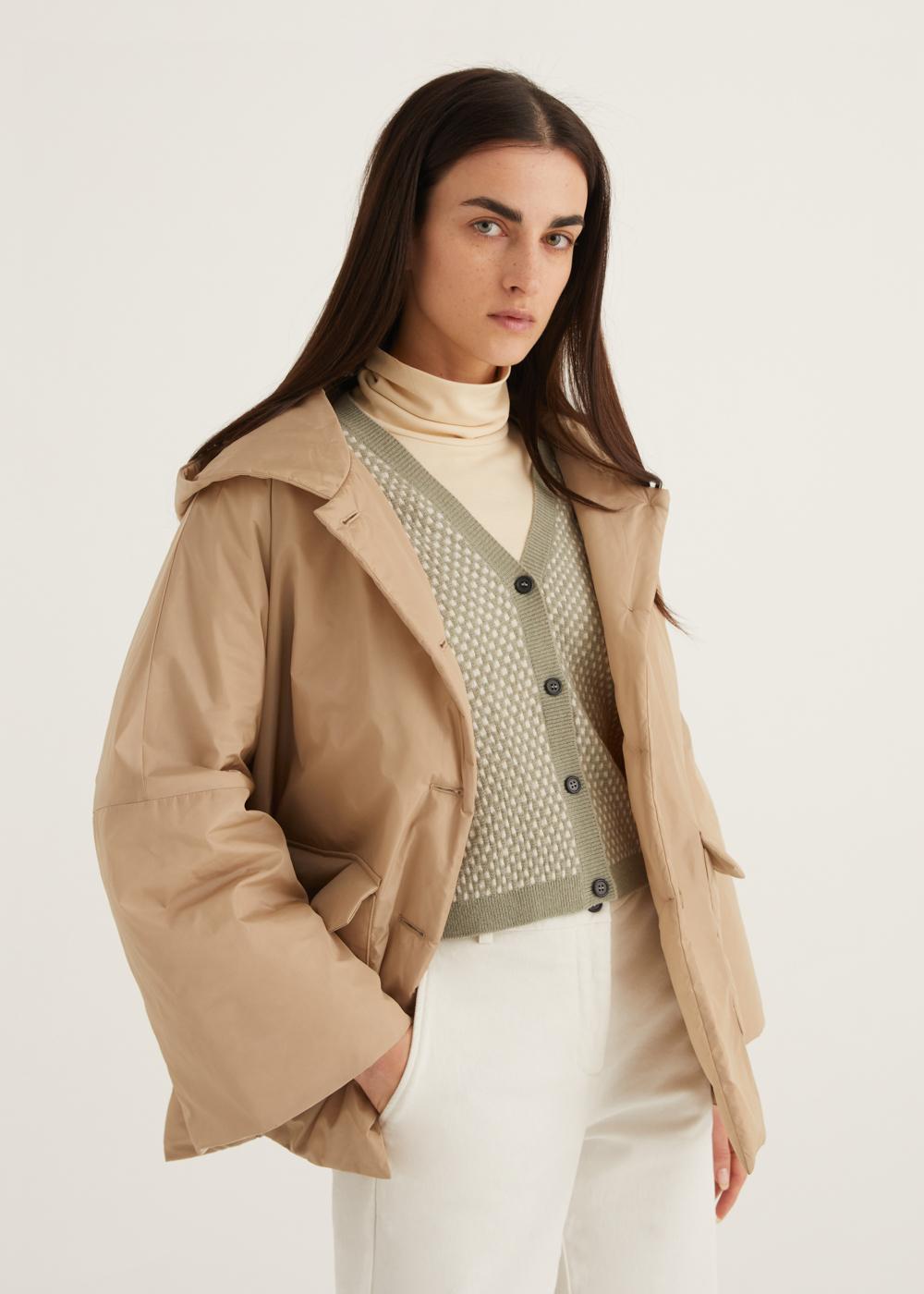 Rosso35 Giacca imbottita waterproof con cappuccio