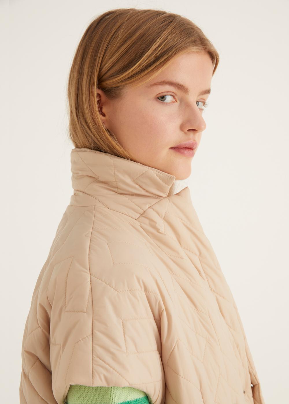 Rosso35 Gilet Lungo Doppiopetto Trapuntato