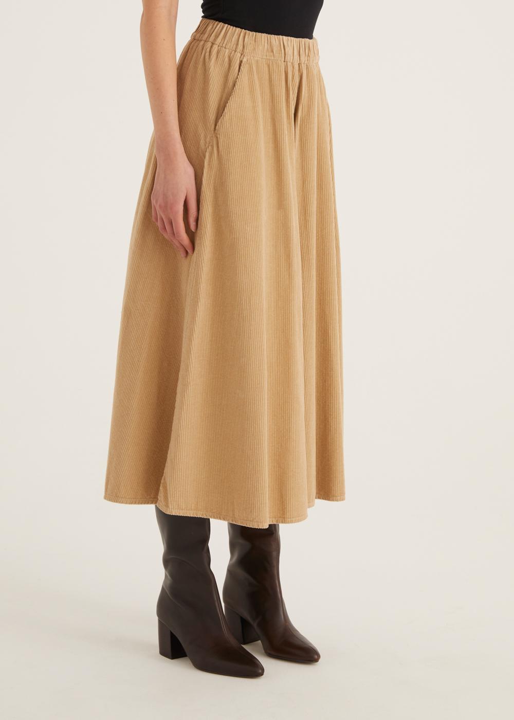 Rosso35 Gonna pantalone svasata