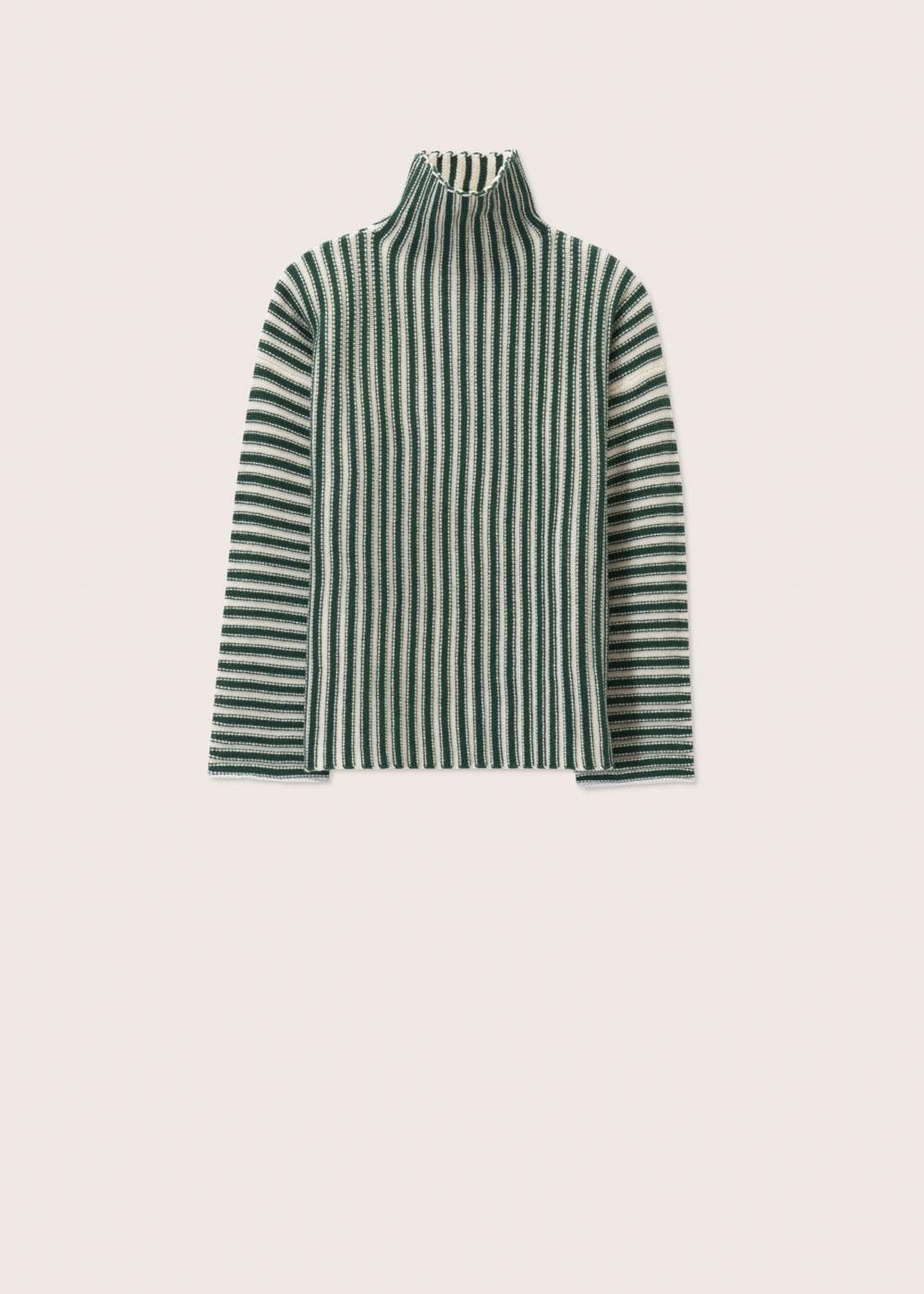 Rosso35 Maglia A Righe Collo Alto