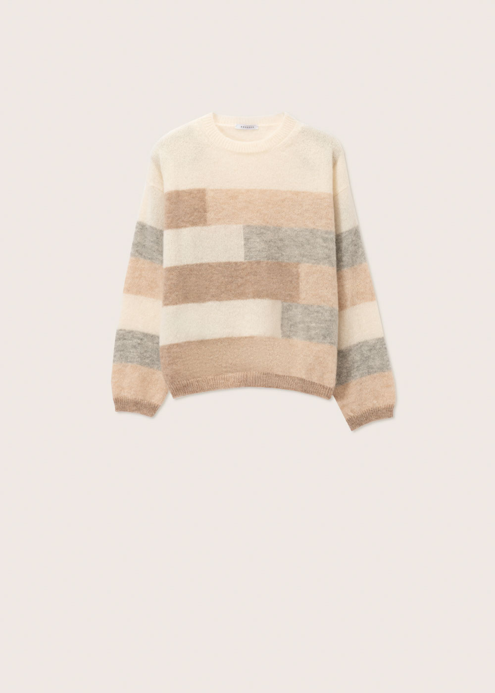 Rosso35 Maglia Girocollo Color Block