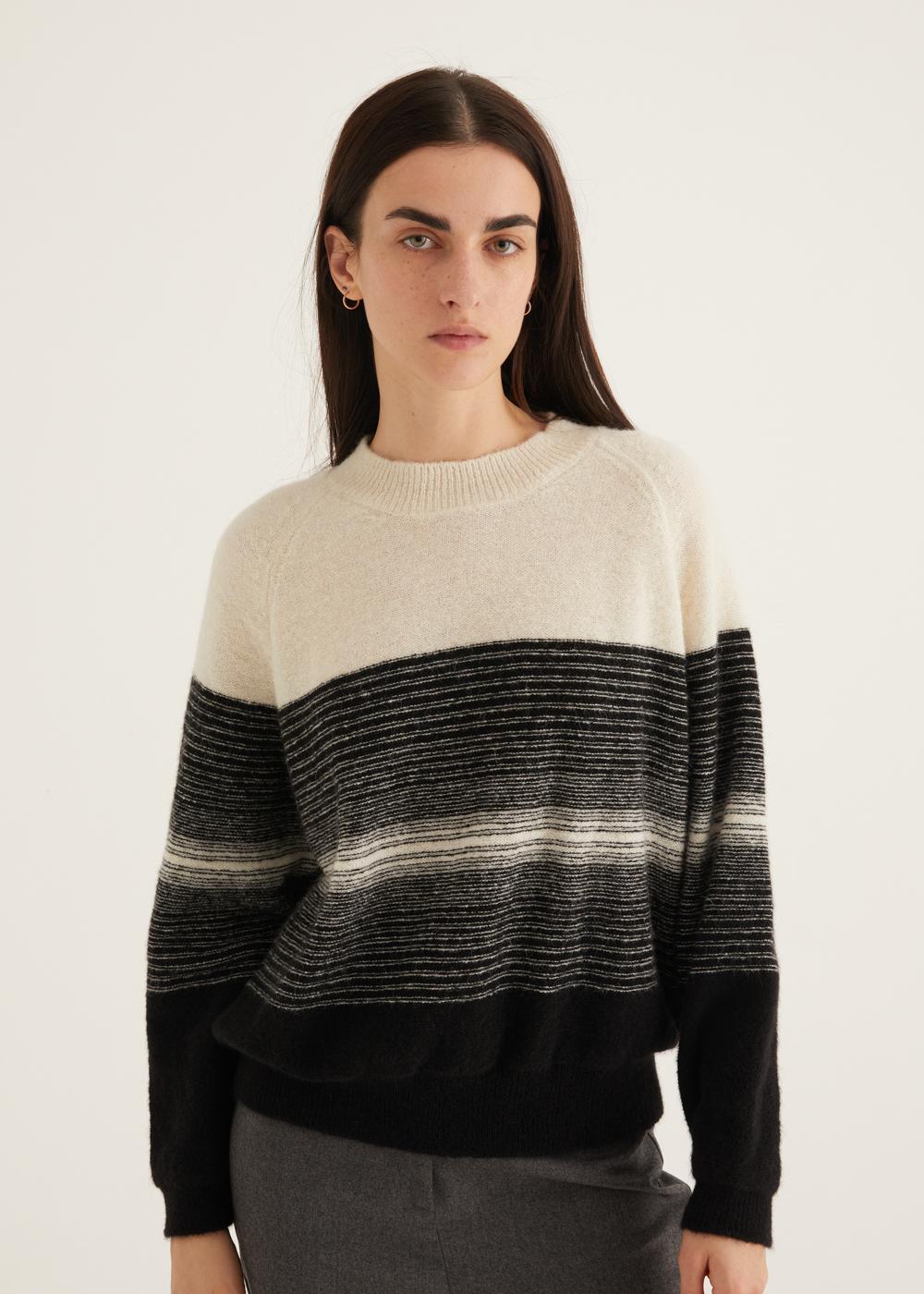 Rosso35 Maglia Girocolloa Righe