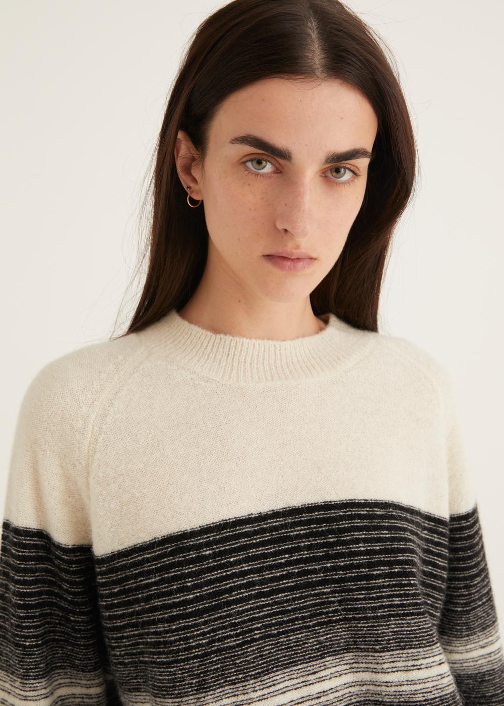 Rosso35 Maglia Girocolloa Righe