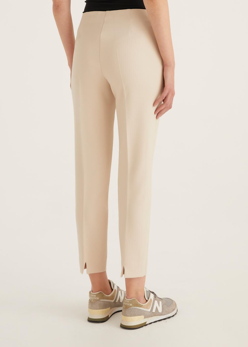 Rosso35 Pantalone Capri “Audrey” Con Zip Laterale