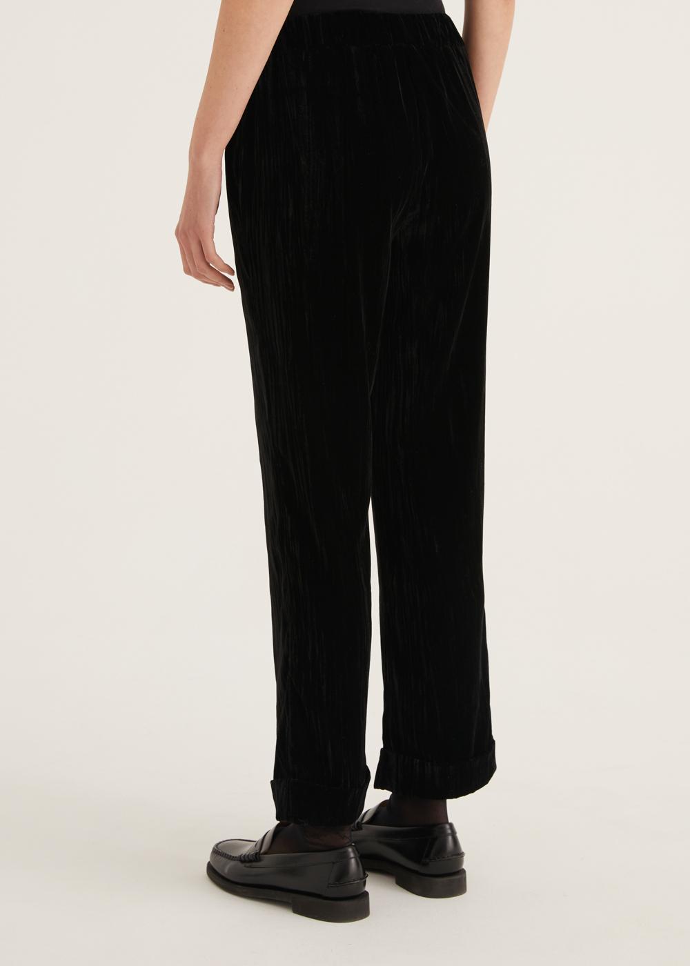 Rosso35 Pantalone Con Risvolto Ed Elastico In Vita