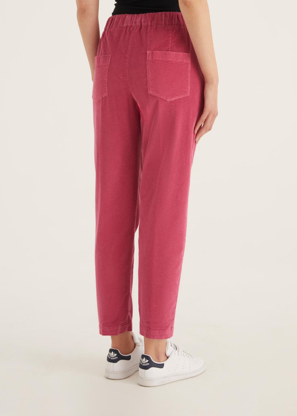 Rosso35 Pantalone Dritto Con Elastico In Vita