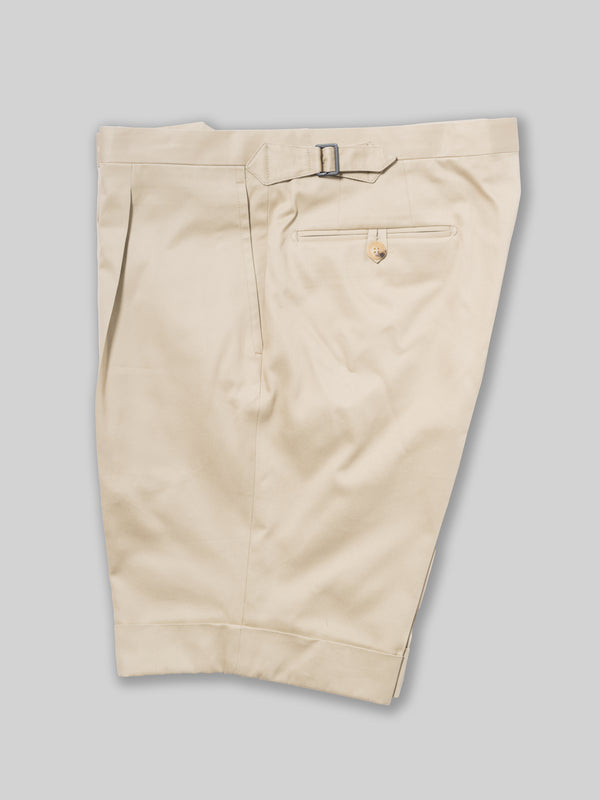 Rota Summer Beige Pair Of Regular Fit Cotton Bermuda