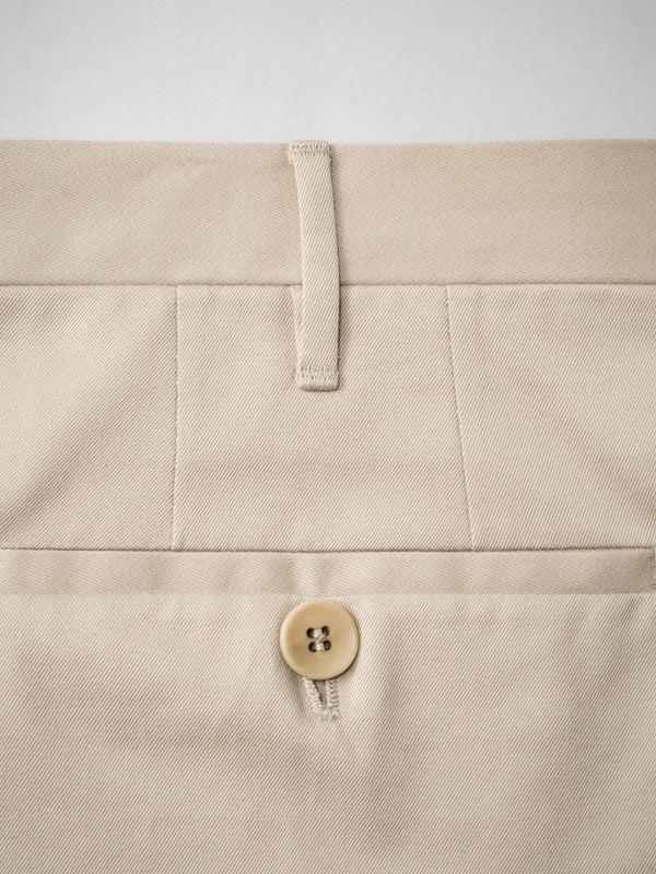 Rota Four Seasons Beige Pair Of Regular Fit Cotton Trousers