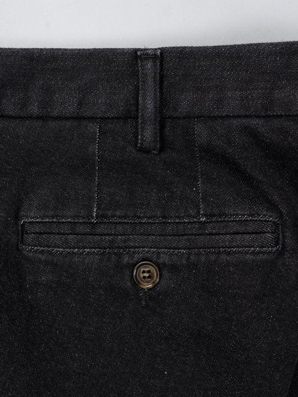 Rota Sport Winter Black Denim Cotton Sport Trousers