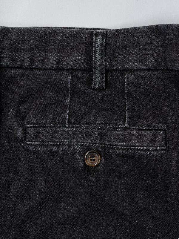 Rota Sport Winter Black Denim Cotton Sport Trousers